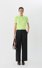 Sweater / JNBY Cotton Acetate Polo Knit