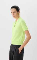 Sweater / JNBY Cotton Acetate Polo Knit