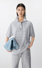 Sweater / JNBY Oversized Short Sleeve Pullover Knit