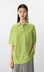 Sweater / JNBY Oversized Short Sleeve Pullover Knit