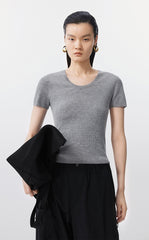 Sweater / JNBY Eco Wool Short Sleeve Knit
