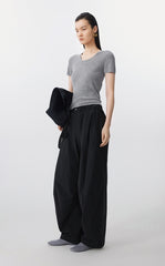 Sweater / JNBY Eco Wool Short Sleeve Knit