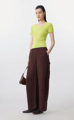 Sweater / JNBY Eco Wool Short Sleeve Knit