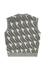Sweater / JNBY Unique Patterned Loose Knit Vest