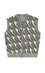 Sweater / JNBY Unique Patterned Loose Knit Vest