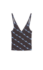 Vest / JNBY Jacquard Pattern Sleeveless Knit Tank