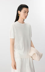 Sweater / JNBY Cotton Short Sleeve Pullover