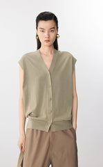 Vest / JNBY Structured Cotton Vest