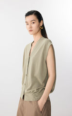 Vest / JNBY Structured Cotton Vest