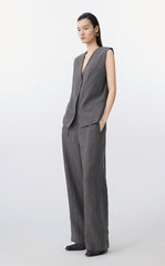 Vest / JNBY Eco Long Linen Vest