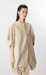 Blazer / JNBY Oversized Silk Wool Blazer