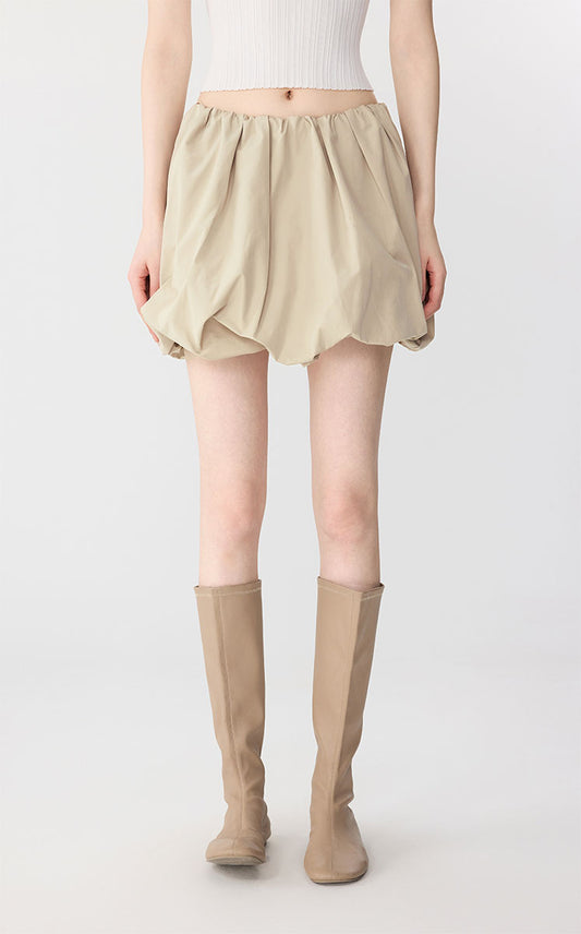 Skirt / JNBY Voluminous Cotton Mini Skirt