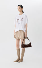 Skirt / JNBY Voluminous Cotton Mini Skirt