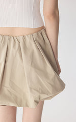 Skirt / JNBY Voluminous Cotton Mini Skirt
