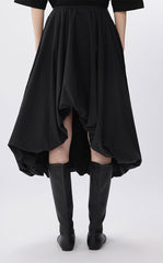 Skirt / JNBY A-Line Cotton Blend Maxi Skirt