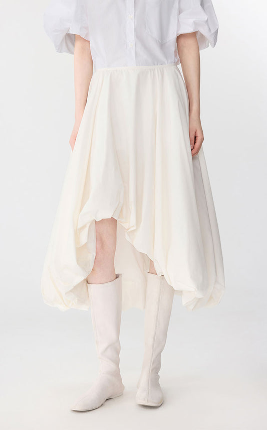 Skirt / JNBY A-Line Cotton Blend Maxi Skirt