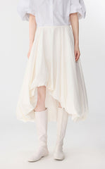 Skirt / JNBY A-Line Cotton Blend Maxi Skirt