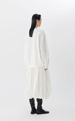 Skirt / JNBY A-Line Cotton Blend Maxi Skirt