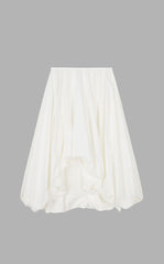 Skirt / JNBY A-Line Cotton Blend Maxi Skirt