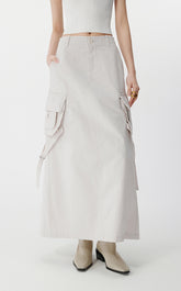 Skirt / JNBY Cotton Maxi Skirt