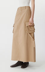 Skirt / JNBY Cotton Maxi Skirt