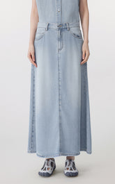 Skirt / JNBY A-Line Tencel Long Skirt