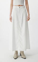Skirt / JNBY A-Line Tencel Long Skirt