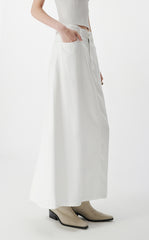 Skirt / JNBY A-Line Tencel Long Skirt