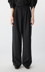 Pants / JNBY Wool Herringbone Wide-Leg Trousers