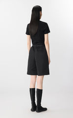 Pants / JNBY Wide-Leg Tailored Bermuda Shorts
