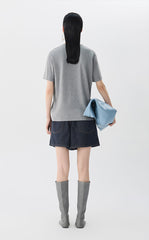 Shorts / JNBY Wide-Leg Rolled Denim Shorts