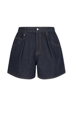 Shorts / JNBY Wide-Leg Rolled Denim Shorts