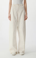 Pants / JNBY Utility Wide Leg Cotton Trousers
