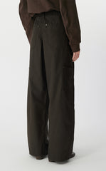 Pants / JNBY Utility Wide Leg Cotton Trousers