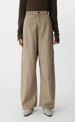 Pants / JNBY Utility Wide Leg Cotton Trousers