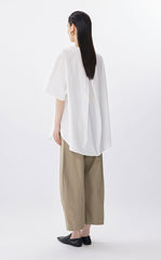 Pants / JNBY Banana-Cut Cotton Cropped Pants