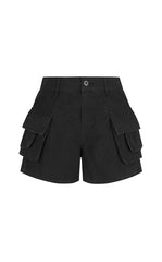 Shorts / JNBY Wide-Leg Rolled Cotton Shorts