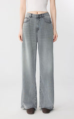 Pants / JNBY Eco-Friendly Wide-Leg Rolled Denim