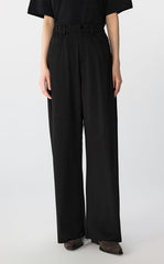 Pants / JNBY Wide-Leg Stretch Cotton Trousers