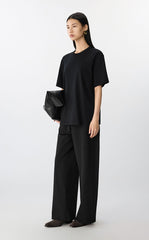 Pants / JNBY Wide-Leg Stretch Cotton Trousers