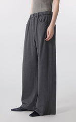 Pants / JNBY Wide-Leg Stretch Cotton Trousers