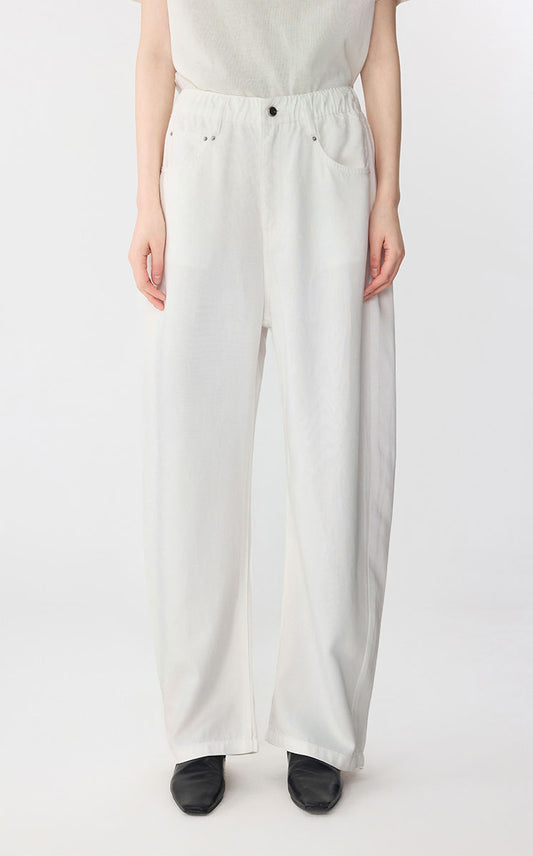 Pants / JNBY Relaxed Banana-Cut Lyocell Jeans