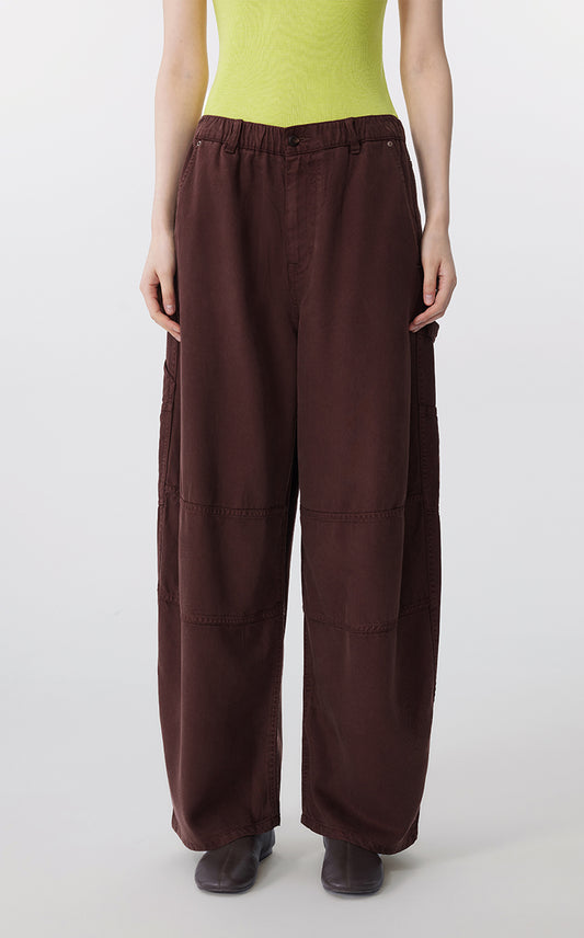 Pants / JNBY Wide-Leg Rolled Lyocell Jeans