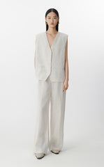 Pants / JNBY Wide-Leg Linen Trousers