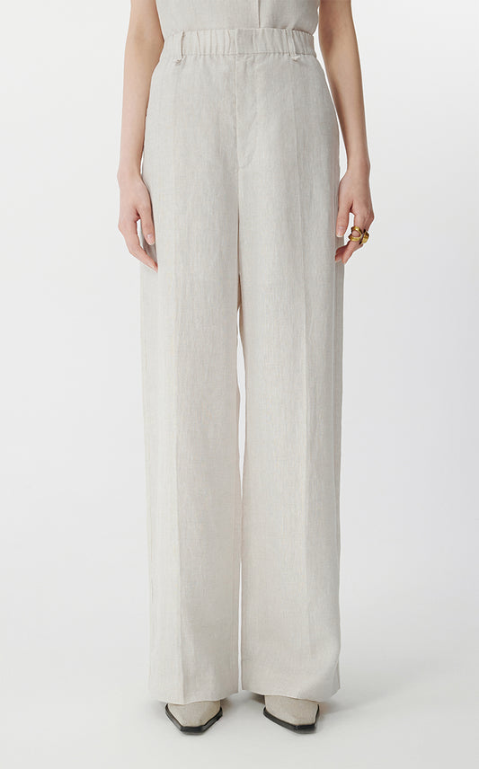 Pants / JNBY Wide-Leg Linen Trousers