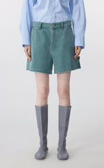 Shorts / JNBY Wide-Leg Rolled Denim Shorts