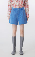 Shorts / JNBY Wide-Leg Rolled Denim Shorts