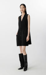 Dress / JNBY Combed Cotton Sleeveless Knit Dress