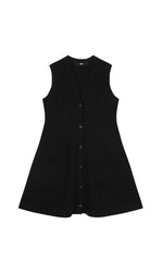 Dress / JNBY Combed Cotton Sleeveless Knit Dress