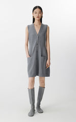 Dress / JNBY Combed Cotton Sleeveless Knit Dress